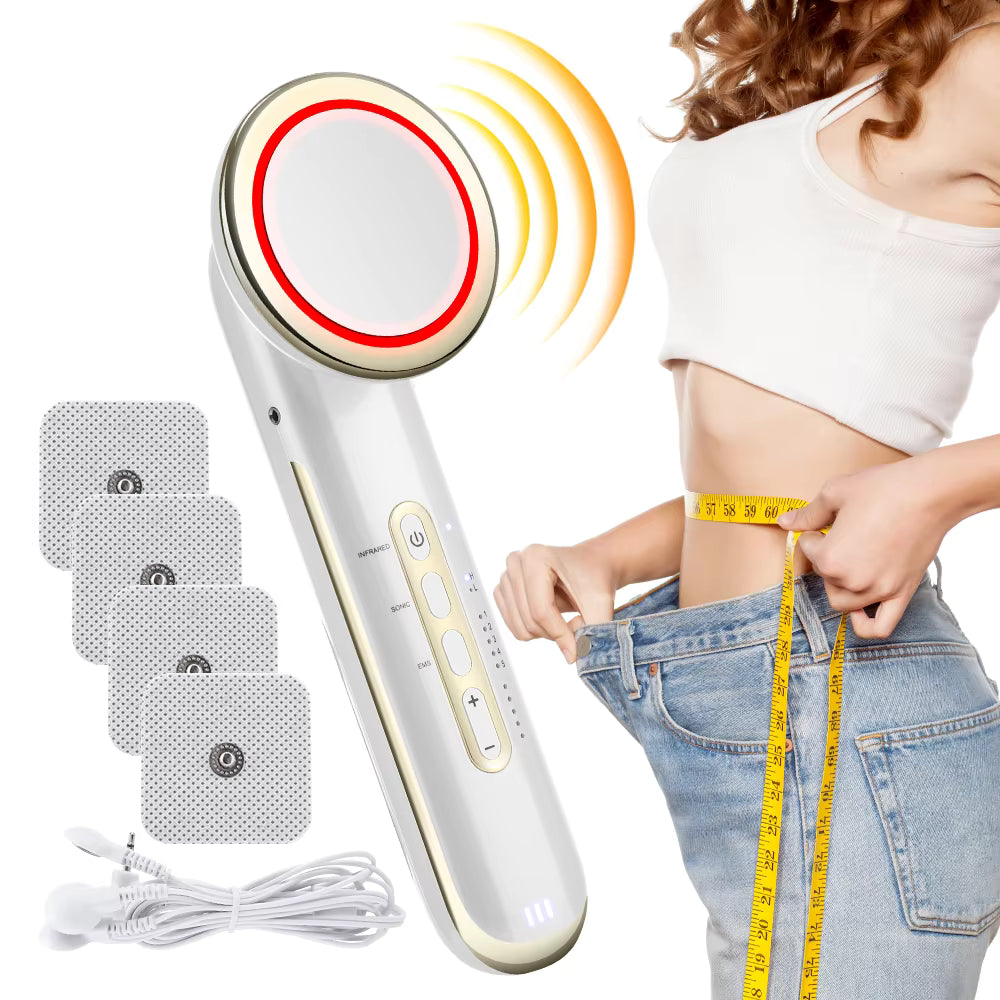 5-in-1 Ultrasonic EMS Body Sculpting & Facial Infrared Beauty Device