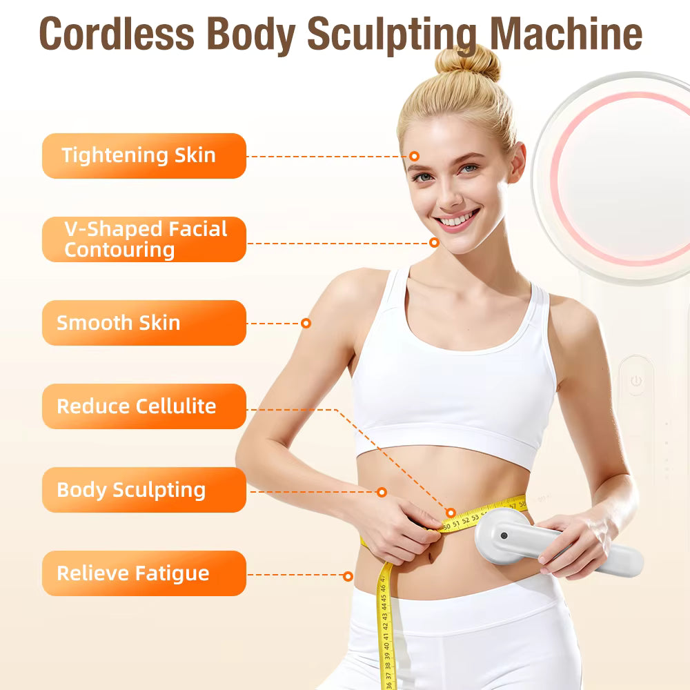 5-in-1 Ultrasonic EMS Body Sculpting & Facial Infrared Beauty Device