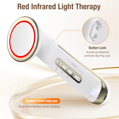 5-in-1 Ultrasonic EMS Body Sculpting & Facial Infrared Beauty Device