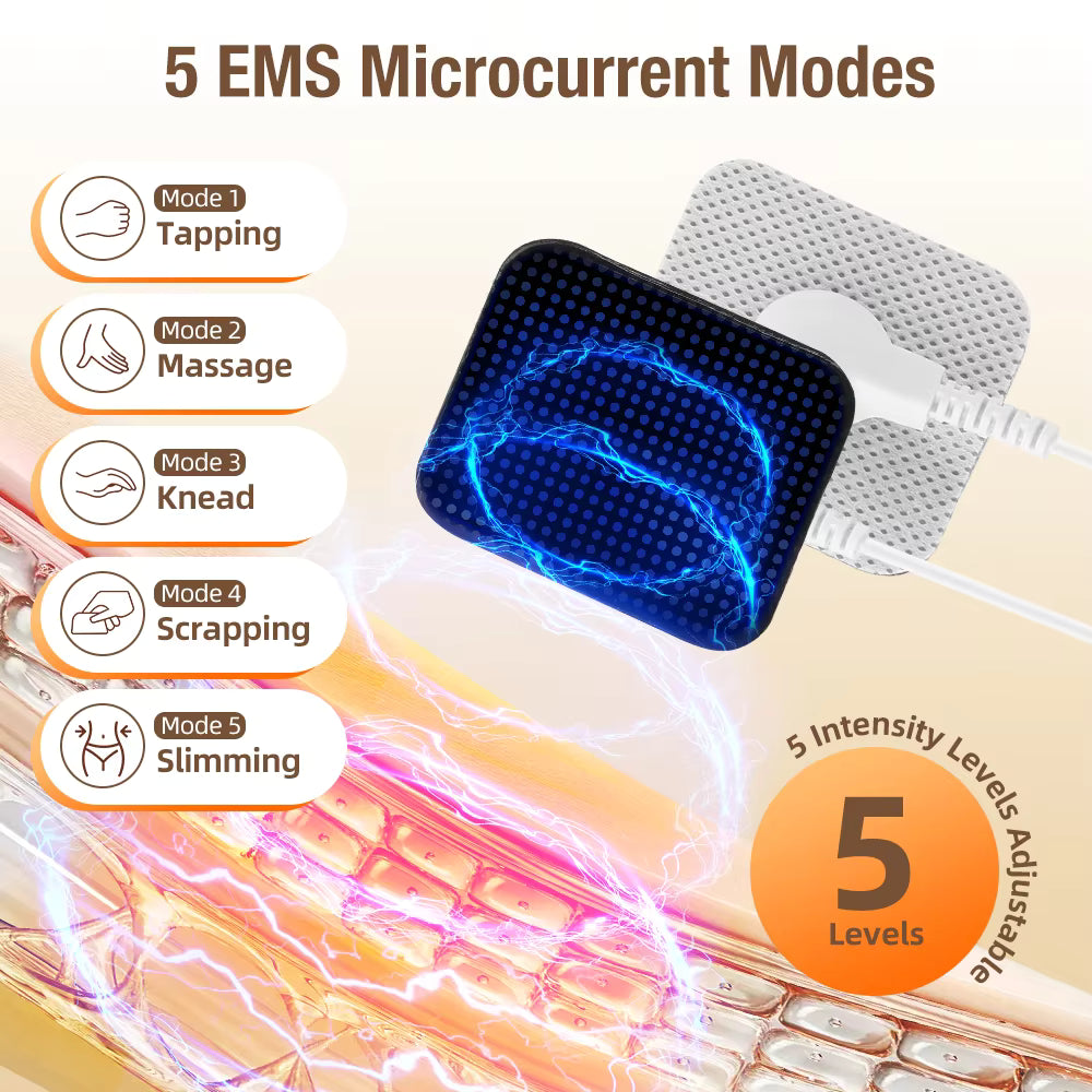 5-in-1 Ultrasonic EMS Body Sculpting & Facial Infrared Beauty Device