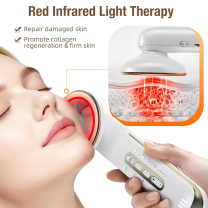 5-in-1 Ultrasonic EMS Body Sculpting & Facial Infrared Beauty Device
