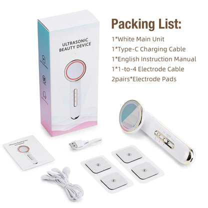 5-in-1 Ultrasonic EMS Body Sculpting & Facial Infrared Beauty Device